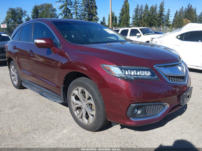 2016 Acura Rdx Technology Acurawatch Plus Packages/Technology Package, Удар сзади, IAAI, VIN 5J8TB4H56GL020858