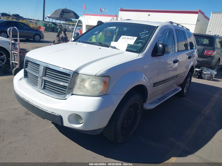 2007 Dodge Durango Limited, Front & Rear, IAAI, VIN 1D8HB58P67F579418 — photo 2