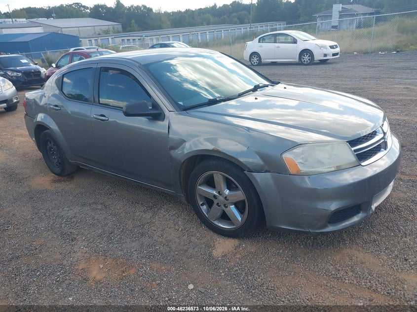 Vin: 1c3cdzab9dn565124, lot: 46736567, dodge avenger se 20131