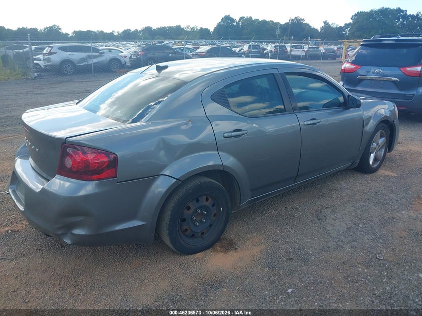DODGE AVENGER 2013 VIN 1C3CDZAB9DN565124