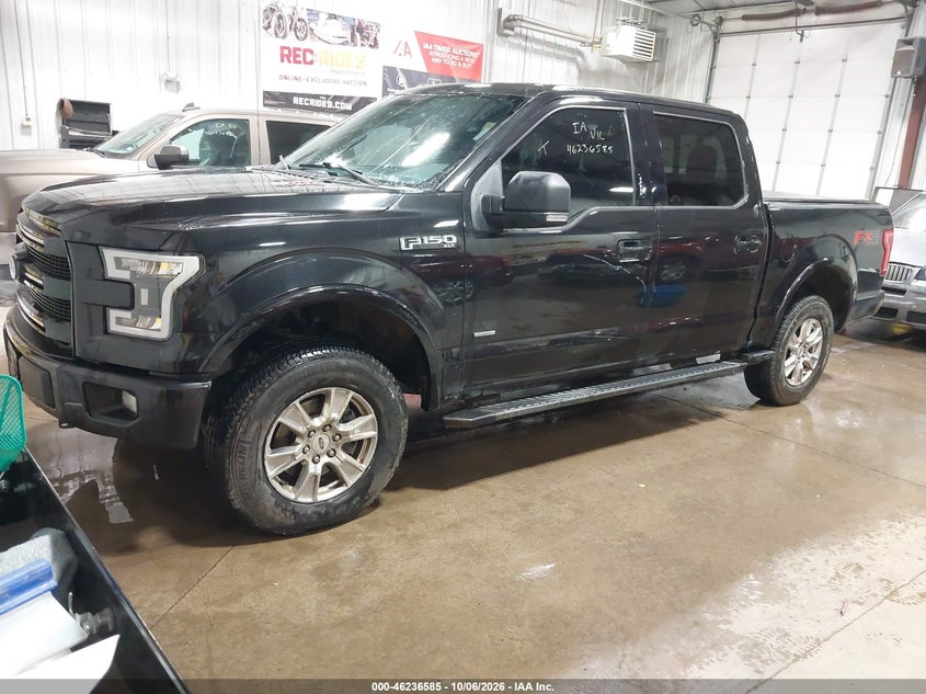 Vin: 1ftew1eg2fkd90192, lot: 46736579, ford f-150 xlt 20152