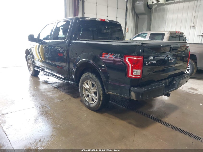 Vin: 1ftew1eg2fkd90192, lot: 46736579, ford f-150 xlt 20153
