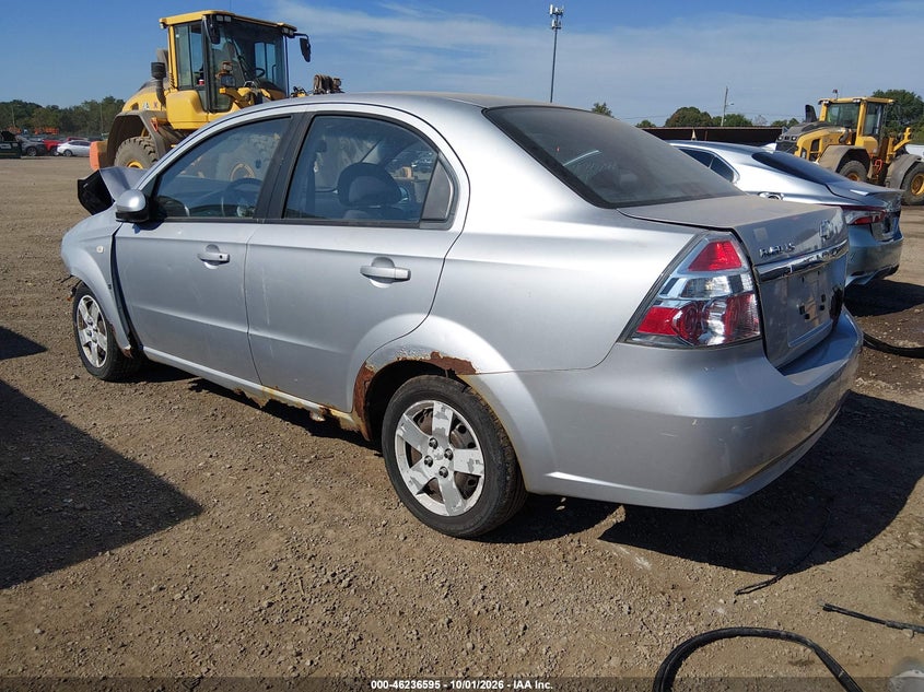 CHEVROLET AVEO 2008 VIN KL1TD56698B023682