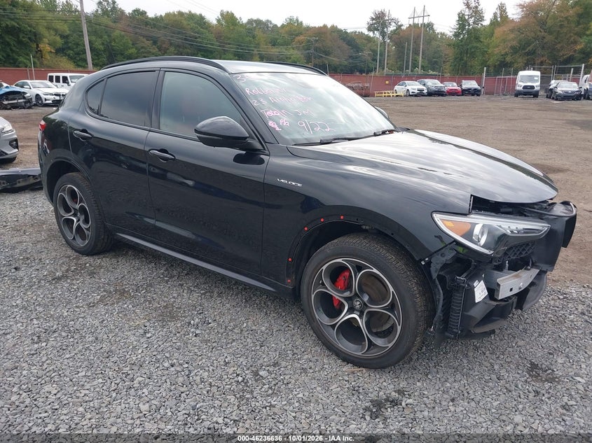 Vin: zaspakbn3p7d66012, lot: 46736630, alfa romeo stelvio veloce awd 20231