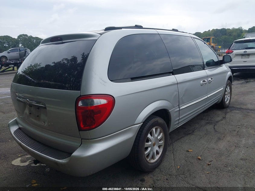 CHRYSLER TOWN & COUNTRY 2002 VIN 2C4GP54L82R672215