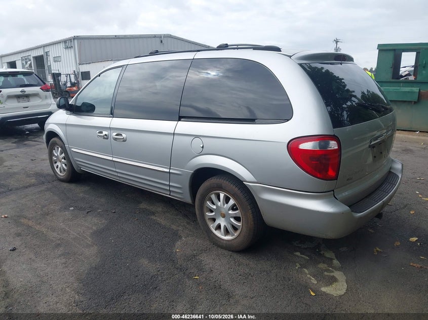 CHRYSLER TOWN & COUNTRY 2002 VIN 2C4GP54L82R672215