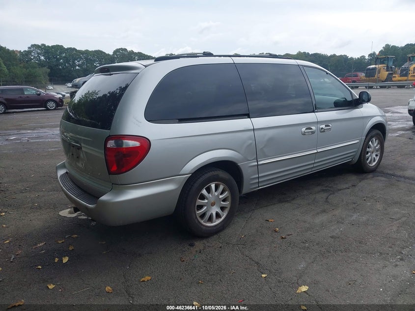 CHRYSLER TOWN & COUNTRY 2002 VIN 2C4GP54L82R672215