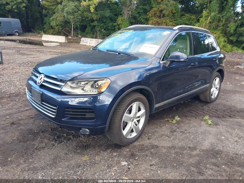 Vin: wvgff9bp3cd002728, lot: 46736641, volkswagen touareg vr6 lux 20122