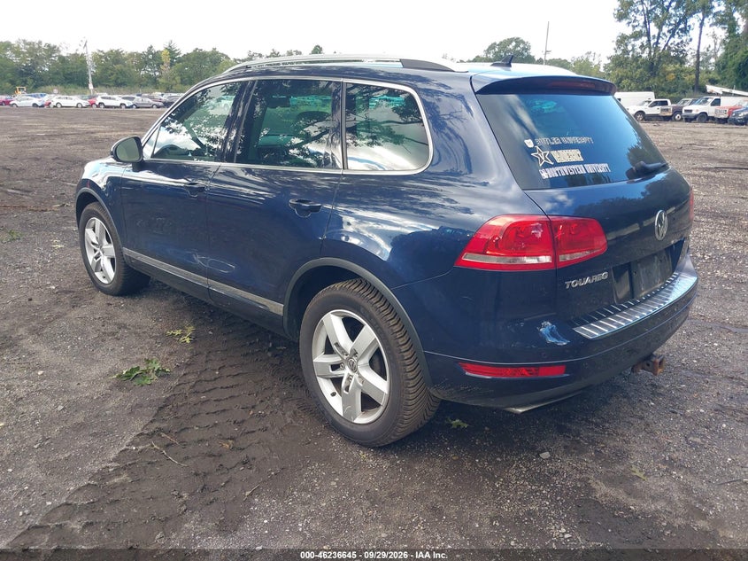 Vin: wvgff9bp3cd002728, lot: 46736641, volkswagen touareg vr6 lux 20123