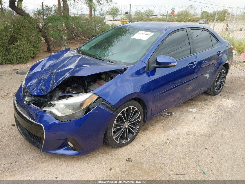 TOYOTA COROLLA 2014 VIN 2T1BURHE2EC104567