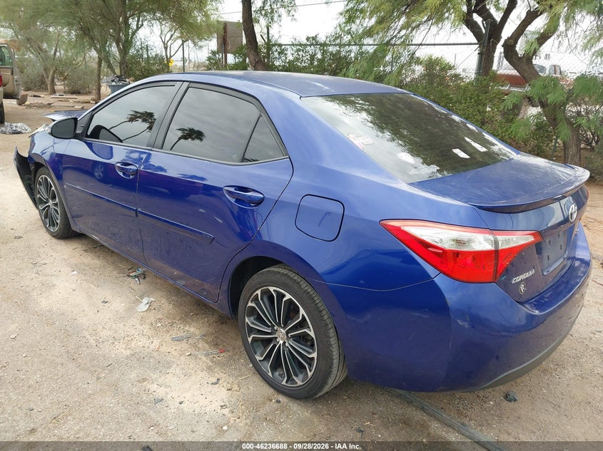 Vin: 2t1burhe2ec104567, lot: 46736682, toyota corolla s plus 20143