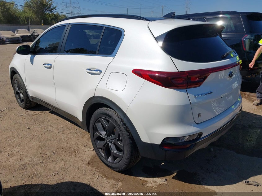Vin: kndp63ac1l7778763, lot: 46736714, kia sportage s 20203