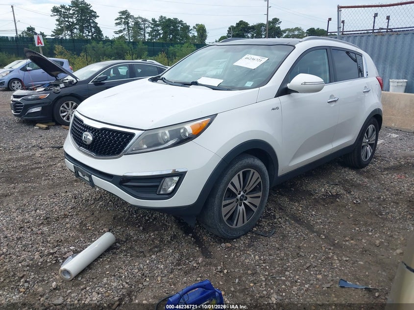 Vin: kndpccac4e7607324, lot: 46736715, kia sportage ex 20142