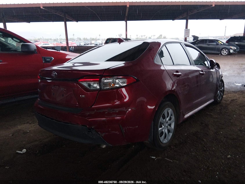 Vin: 5yfb4mde9sp347376, lot: 46736752, toyota corolla le 20254