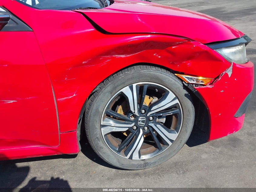 HONDA CIVIC 2016 VIN 2HGFC1F9XGH657554