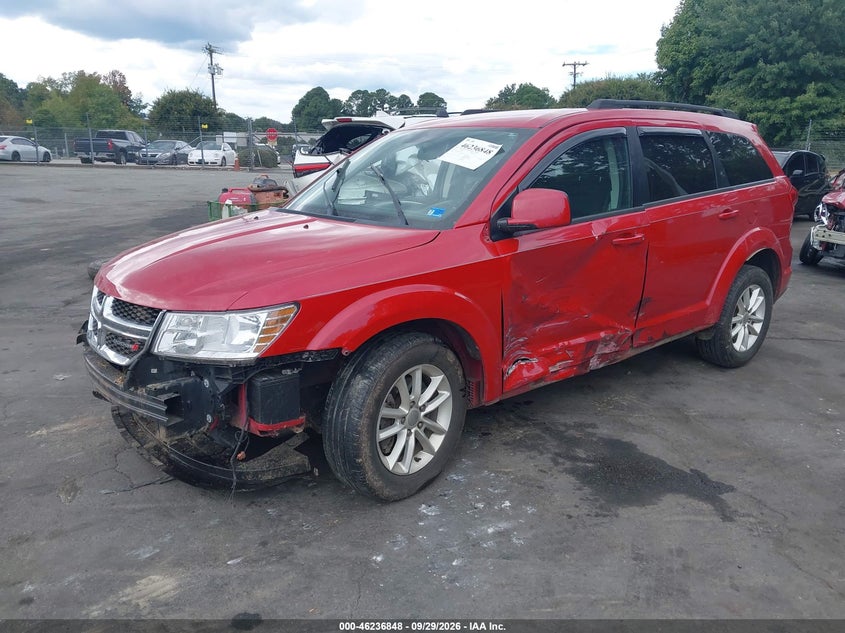 Vin: 3c4pddbgxgt163577, lot: 46736842, dodge journey sxt 20162