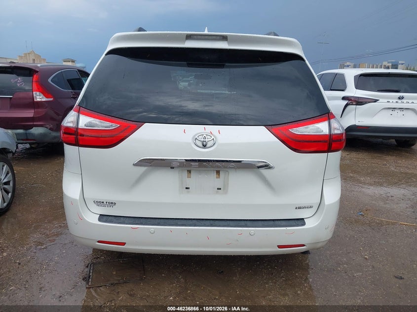 TOYOTA SIENNA 2017 VIN 5TDYZ3DCXHS842898