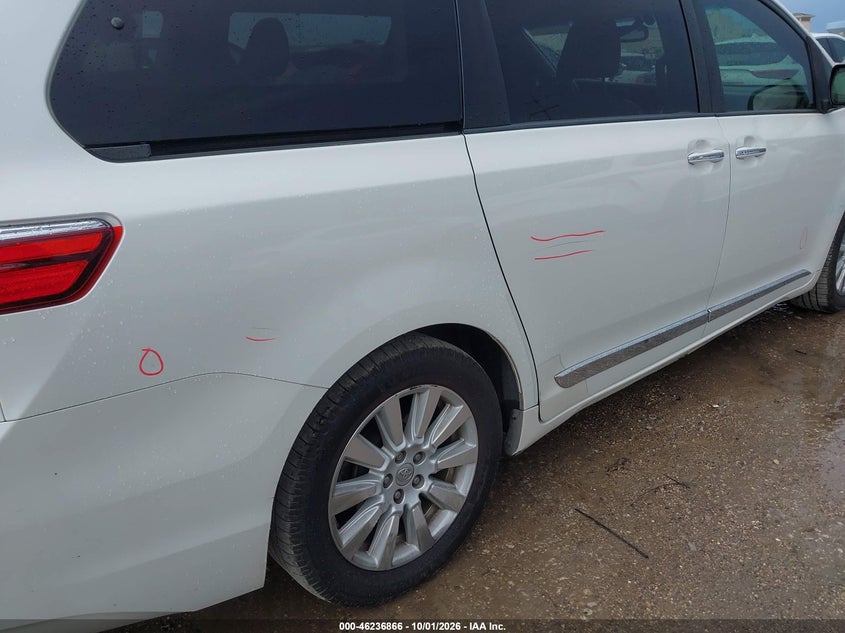 TOYOTA SIENNA 2017 VIN 5TDYZ3DCXHS842898