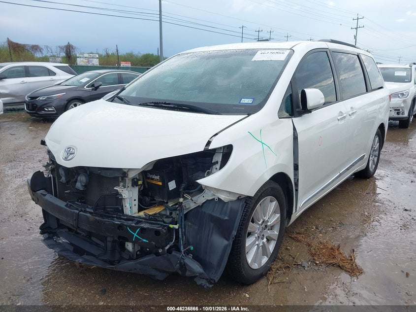 Vin: 5tdyz3dcxhs842898, lot: 46736860, toyota sienna limited premium 7 passenger 20172