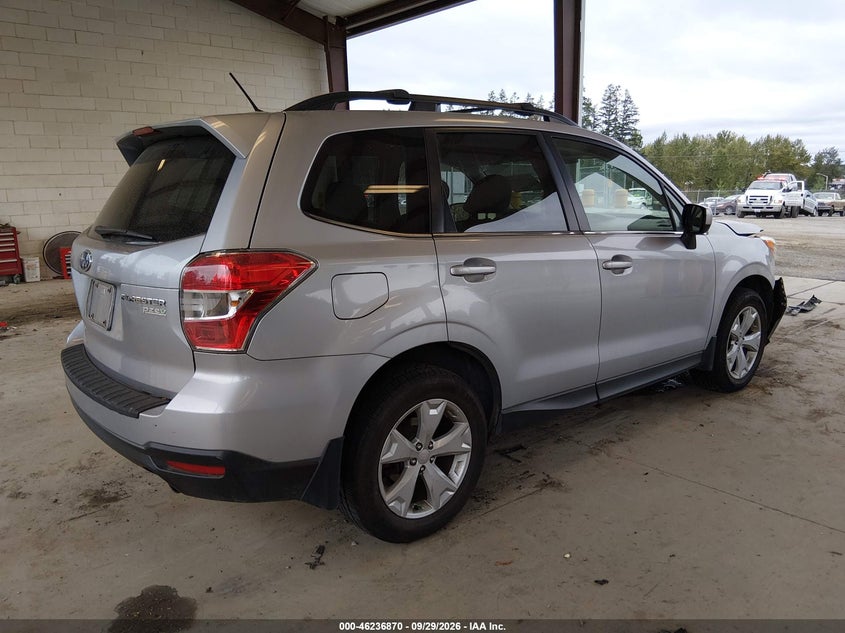 Vin: jf2sjakc0fh580106, lot: 46736864, subaru forester 2.5i limited 20154