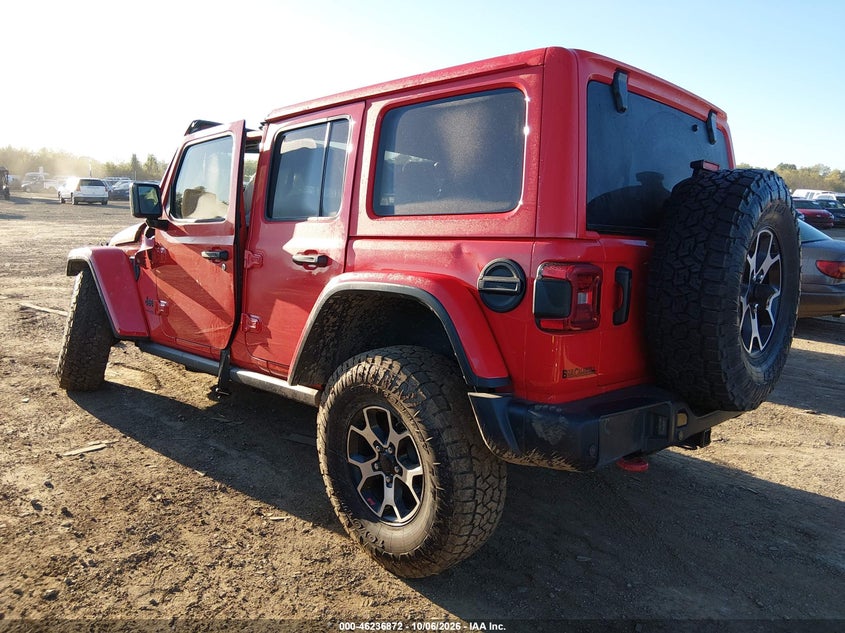 Vin: 1c4hjxfg6mw545667, lot: 46736866, jeep wrangler unlimited rubicon 4x4 20213
