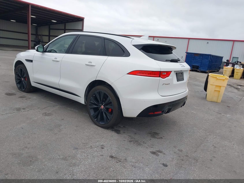Vin: sadcm2fv3ka394658, lot: 46736887, jaguar f-pace s 20193