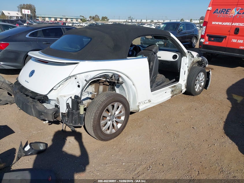 Vin: 3vw5daat9jm514725, lot: 46736986, volkswagen beetle 2.0t coast/2.0t s/2.0t se 20184