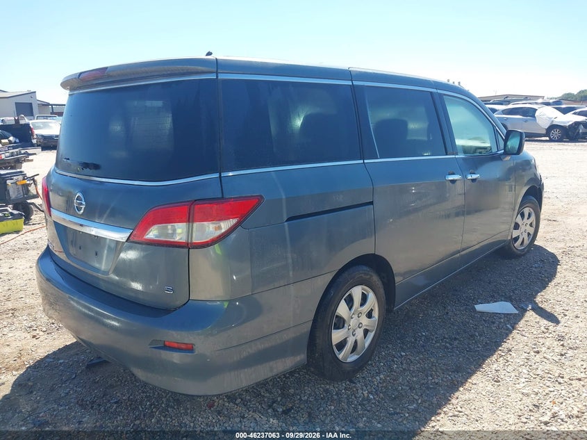 Vin: jn8ae2kp7b9003735, lot: 46737057, nissan quest s 20114