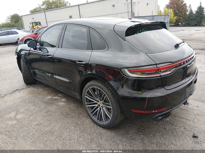 Vin: wp1af2a54llb60523, lot: 46737064, porsche macan turbo 20203