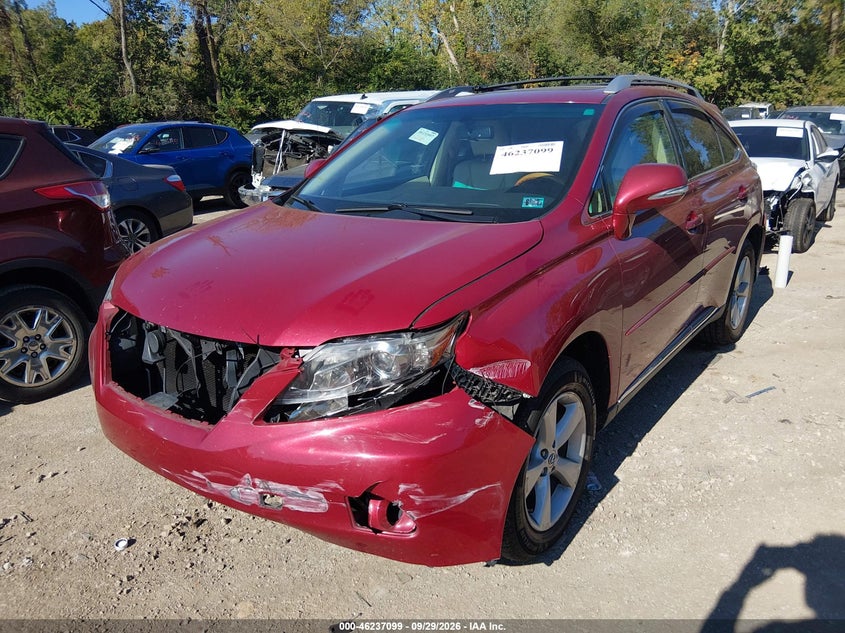 LEXUS RX 350 2010 VIN 2T2BK1BA6AC047924