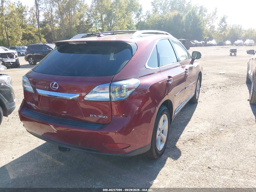 LEXUS RX 350 2010 VIN 2T2BK1BA6AC047924