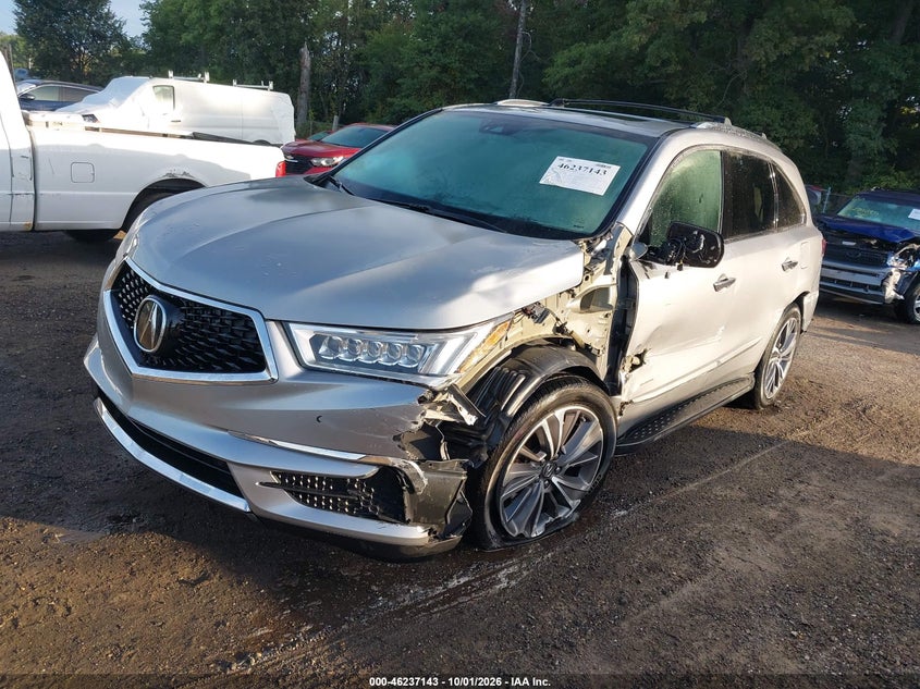 2019 Acura Mdx Tech Pkg, Левый бок, IAAI, VIN 5J8YD4H51KL023689 — фото 2