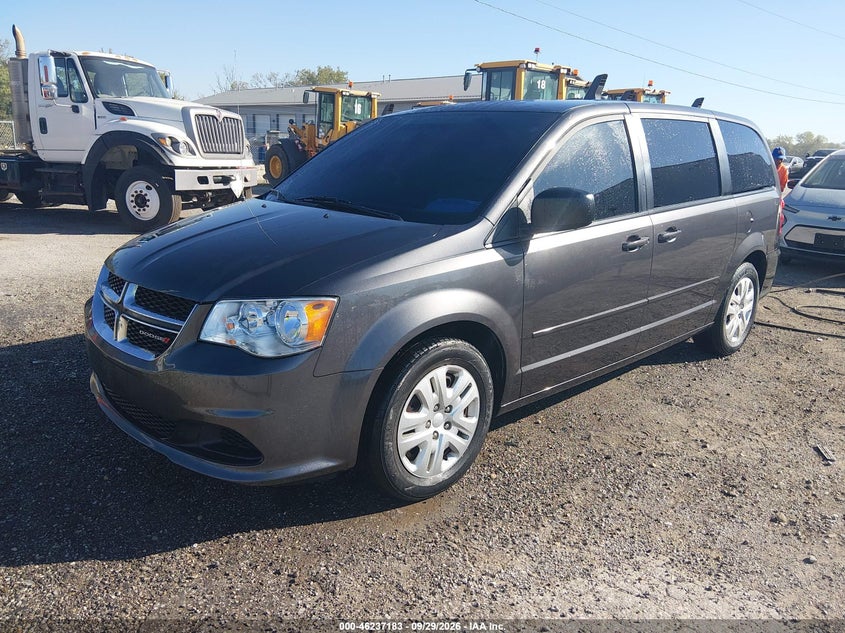 Vin: 2c4rdgbg9hr860298, lot: 46737177, dodge grand caravan se 20172