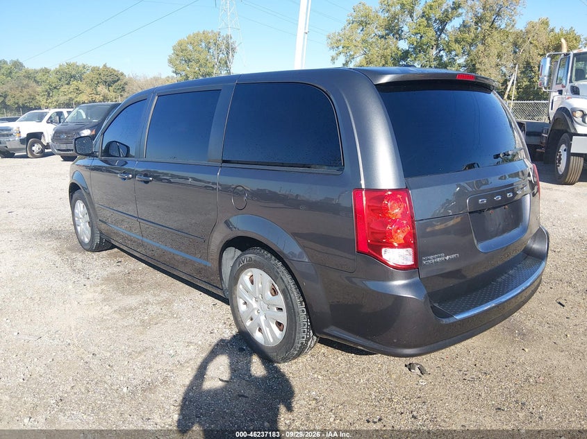 Vin: 2c4rdgbg9hr860298, lot: 46737177, dodge grand caravan se 20173