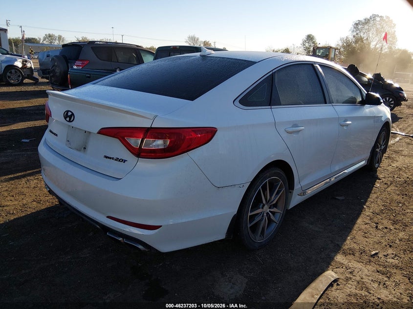 Vin: 5npe34ab5hh480541, lot: 46737197, hyundai sonata sport 2.0t 20174