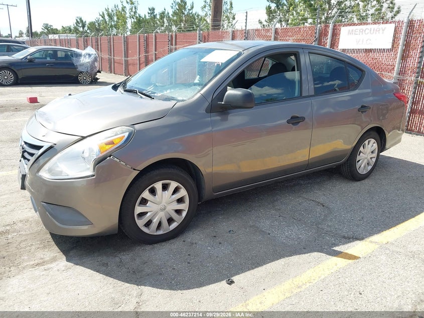 Vin: 3n1cn7ap4fl939167, lot: 46737207, nissan versa 1.6 s+ 20152