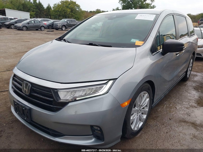 Vin: 5fnrl6h26mb007954, lot: 46737211, honda odyssey lx 20212
