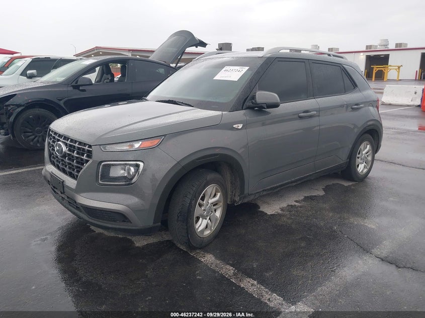 Vin: kmhrc8a38lu014310, lot: 46737236, hyundai venue sel 20202