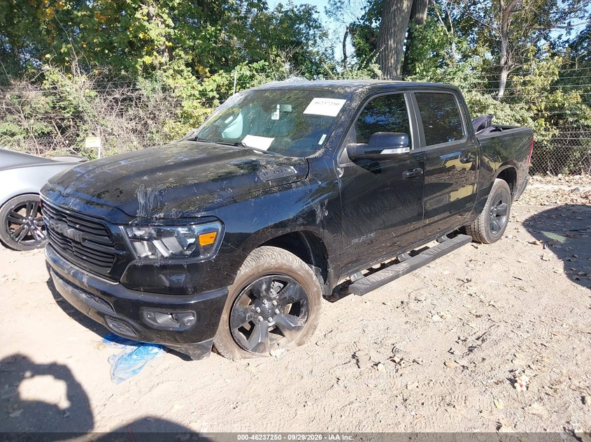Vin: 1c6rrffgxkn703994, lot: 46737244, ram 1500 big horn/lone star  4x4 5'7 box 20192