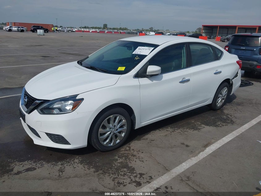 Vin: 3n1ab7apxky360357, lot: 46737269, nissan sentra sv 20192