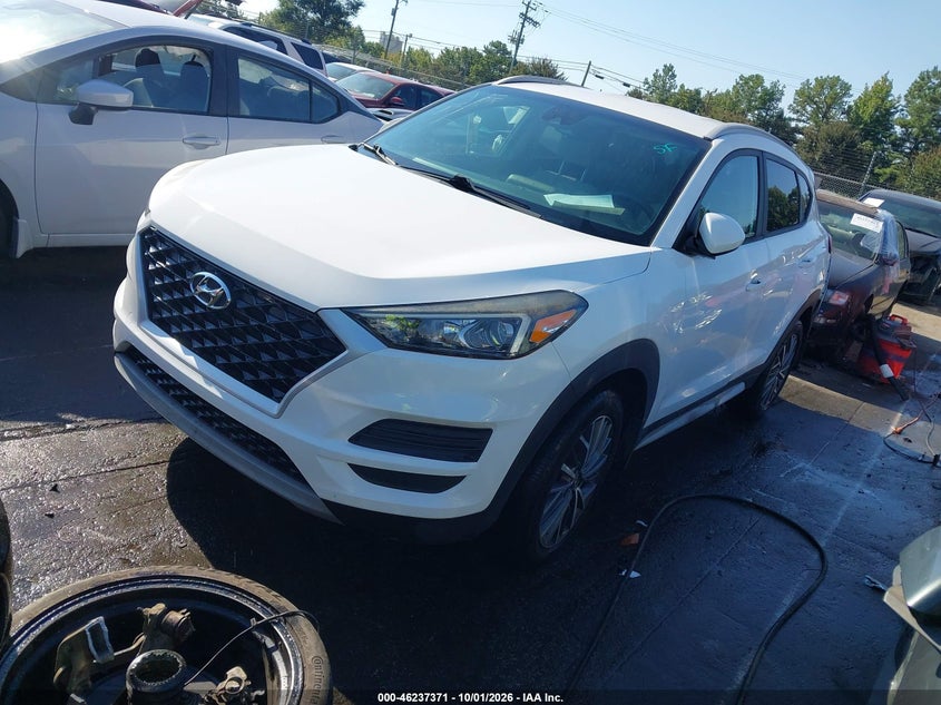 2020 Hyundai Tucson Sel, Rear, IAAI, VIN KM8J33AL3LU162509 — photo 2