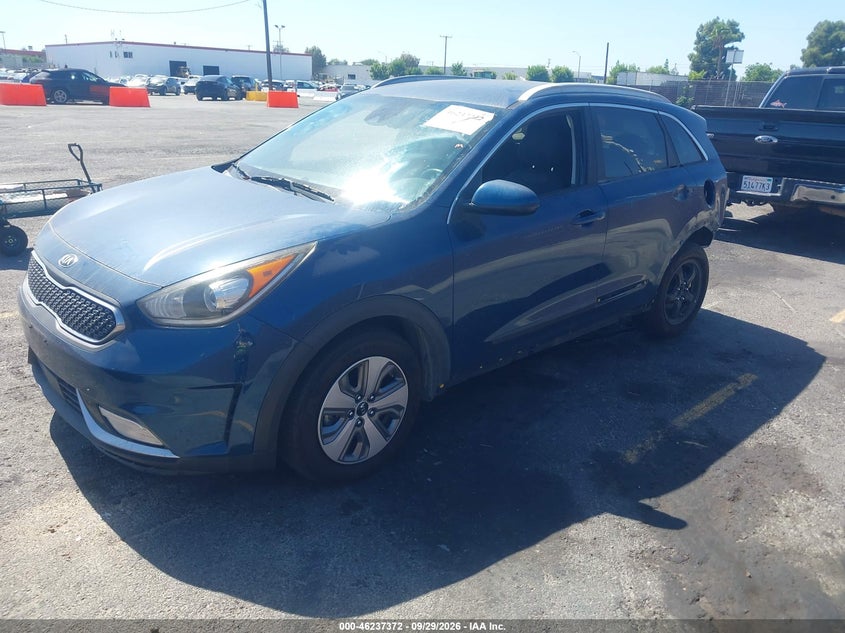 2017 Kia Niro Lx, Удар сзади, IAAI, VIN KNDCB3LC6H5074343 — фото 2