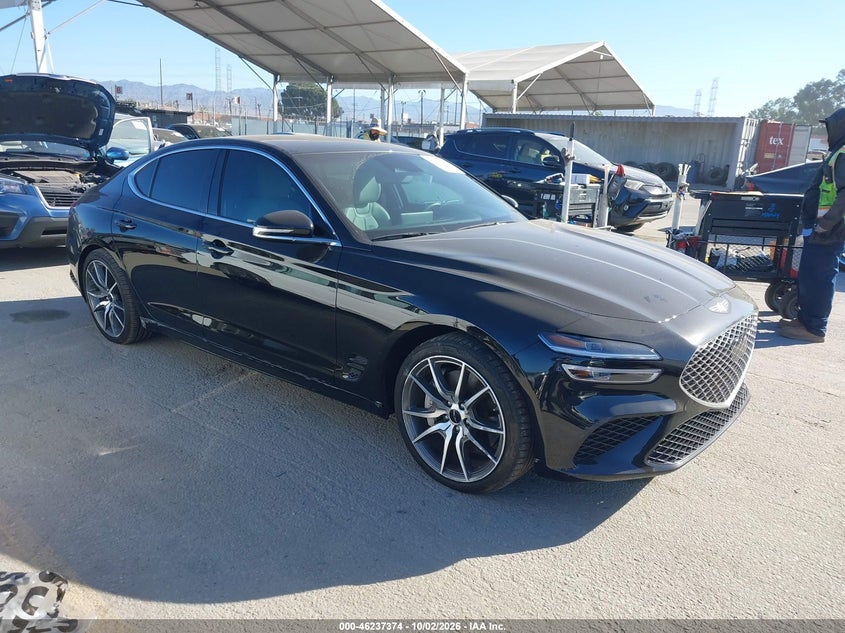 Vin: kmtg34sc2su152640, lot: 46737368, genesis g70 2.5t rwd 20251