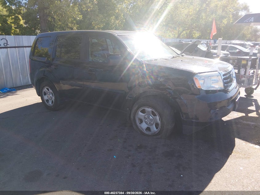 Vin: 5fnyf4h22fb068096, lot: 46737378, honda pilot lx 20151