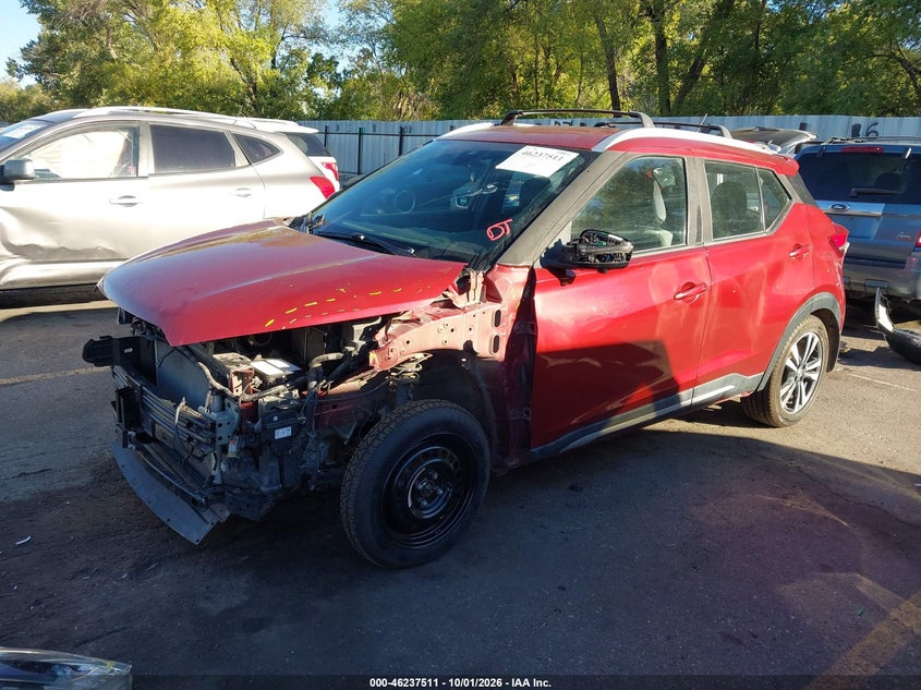 Vin: 3n1cp5dv7ll555419, lot: 46737505, nissan kicks sr xtronic cvt 20202