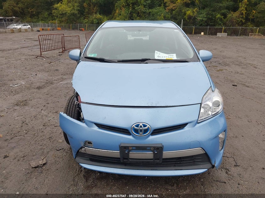 TOYOTA PRIUS PLUG-IN 2013 VIN JTDKN3DP0D3036732