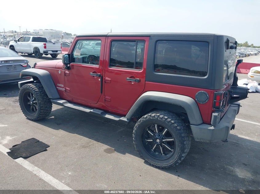 Vin: 1c4bjwdg2cl208447, lot: 46737554, jeep wrangler unlimited sport 20123