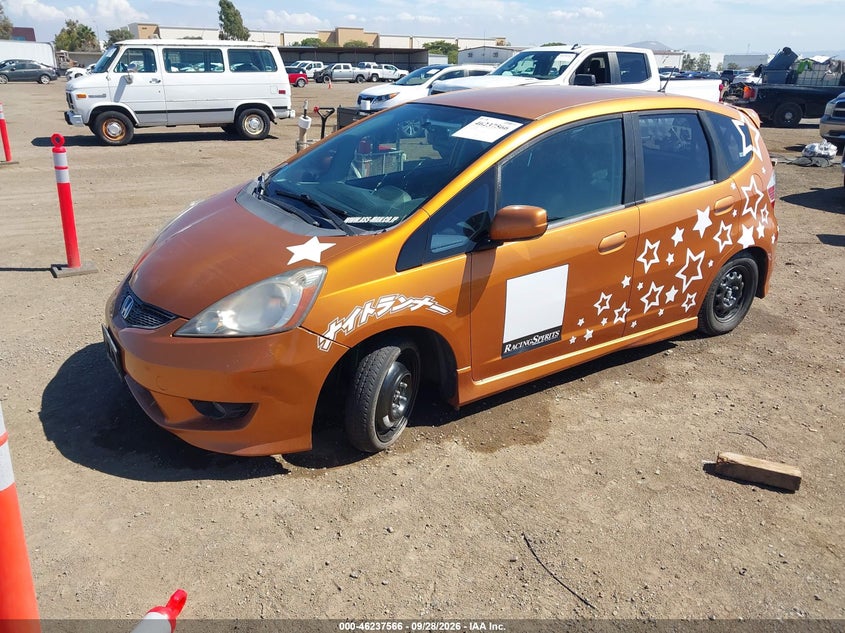 2009 Honda Fit Sport, Normal Wear & Tear, IAAI, VIN JHMGE88459S005412 — photo 2