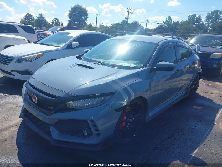 Vin: shhfk8g73ku202209, lot: 46737605, honda civic type r touring 20192