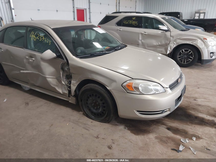 Vin: 2g1wf5ek8b1302913, lot: 46737617, chevrolet impala ls 20111
